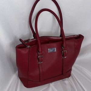 G by Guess Burgundy Tote Bag